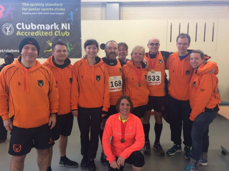 The OAC team who ran at Jimmy's 10K